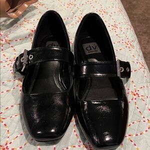Black Patent Leather Mary Jane Shoes